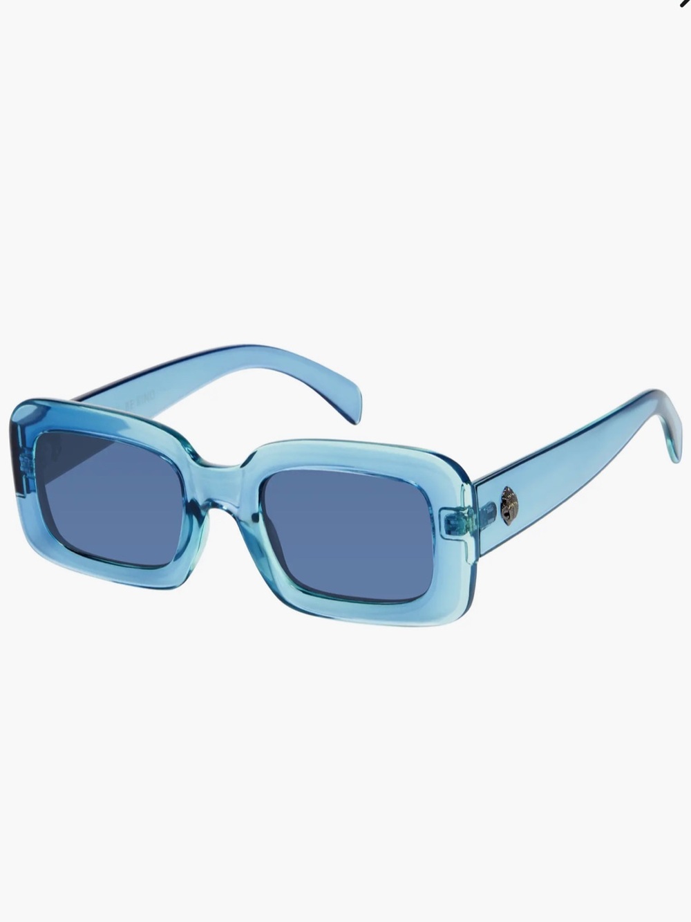 Kurt Geiger NIP London Blue Rectangular Sunglasses